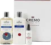 CREMO - Grooming Gift Set Kit For Men | Shower Gel | 2 in 1 Shampoo & Conditioner | Face Moisturiser