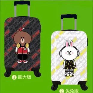 LINE FRIENDS 熊大 20吋ABS登機箱 行李箱 收納箱 旅行箱