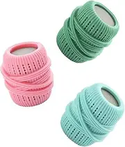 YOSADIER 3Pcs Random Tpe Washing Balls Set for Laundry Tangle Lint Catchers for Washing Machine Space Saving and Reusable Laundry Accessories for Pet Hair