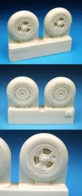 Barracuda 1/32 resin Spitfire 3-Slot Wheels-circumferential - BR32104