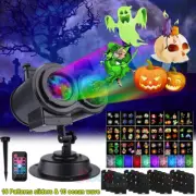 Waterproof Halloween Christmas Light Projector Laser Light Party with Remote
