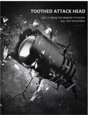 Tactical Flashlight Zoomable 3 Modes Water Resistant. XANES 1459 XHP70 2500LM.