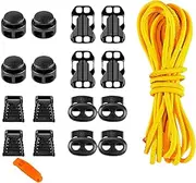 Outdoor Shoulder Bag Rope, Hiking Backpack Daypack Elastic Rope with Buckle, 18-Piece Set, Increased Storage Capacity, Backpack Accessories Replacement
