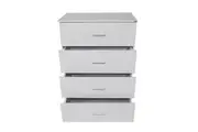 Redfern 4 Drawers Chest - Tallboy White