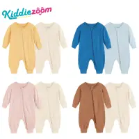 在飛比找蝦皮商城優惠-Kiddiezoom 2件/组 嬰兒連體衣 無包腳爬服 新生