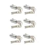 6 KEYED DIFFERENT Dimple Cylinder BRASS Plug Lock Vending machine T handle