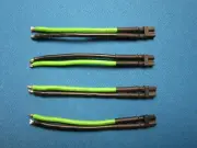 4 XT30 FEMALE CONNECTORS W/ 14AWG SILICONE WIRE CABLE PIGTAIL 100MM RC BATTERY