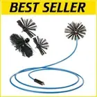 Drill-Powered Rotary Brush M10 for Efficient Air Duct & Dryer Vent Cleaning