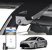 Front 4K & Rear 1080p Dash Cam Custom fit for Toyota Corolla Gen12 E210 2023 2024 2025 (Model A),LE SE XLE XSE Hybrid Hatchback, Integrated OEM Look,2160P UHD Video,App & WiFi,GPS,128GB Card