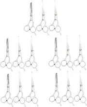 5sets Hair Hair Cutting Scissor Set Thinning Scissors for Barbers and Hair Stylists 3pcs*5