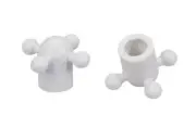 Porkchop BMX Iliad Faucet old school BMX bicycle valve caps - WHITE