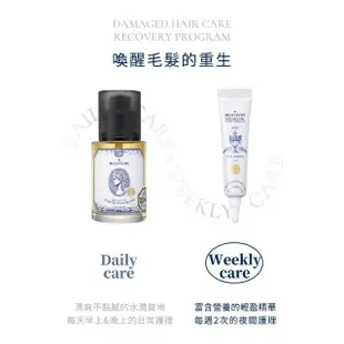 【ROOTON】喚活修護免沖洗護髮安瓶15ml*4+甦活系列試用旅行組*5(7ml 洗髮精 + 7ml 護髮素)