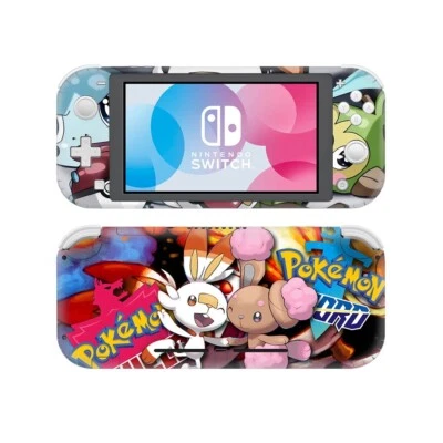 Nintendo Switch Lite Skins Decal Pokemon Sword And Shield Scorbunny - Brand New!