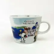 Peanuts Snoopy World Tour Greece Mug Cup 340ml Porcelain Japan Limite
