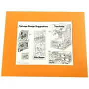 Disney Who Framed Roger Rabbit Matted Model Sheet Print 1987 Merchandise Designs