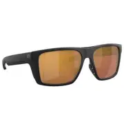 Costa Lido Matte Black Frame Sunglasses w/Gold Mirror 580G 06S9104-91041457