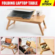 Laptop Table Portable Foldable Stand Desk Tray Adjustable Sofa Bed Mouse Camping