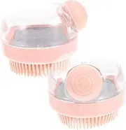 SOESFOUFU Japanese Bubble Massage Bath Brush Set Multi-use Body and Scalp Scrubber
