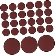 50pcs Flocked Sandpaper Sheets Replacement Sandpaper Pad Disks for Angle Grinders Self-adhesive Sanding Discs for Wood Metal Plastic