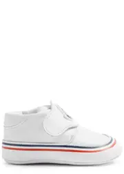 Moncler Kids Bebé Leather Sneakers - White - 16/17 (IT16/ UK0.5 B) 16/17 (IT16/ UK0.5 B)