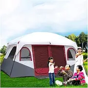 Tent for 8-12 People, 2 Bedroom Family Tent Tents and Shelters Large Tent Tent for 12 People Outdoors, esenc