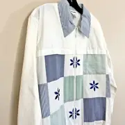 NWT Alfred Dunner White Full Zip Lightweight Floral Embroidery Jacket Size 20W