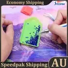 10Pcs Dual Heads Dotting Wax Pen Point Drill Picker Nail Art Studs Dotter (Blue)