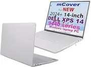 mCover Case ONLY Compatible for 2024 or Later 14.5" Dell XPS 14 9440 Series non-2-in-1 Traditional Windows Notebook Computers (NOT Fitting Other Dell Models) - Clear