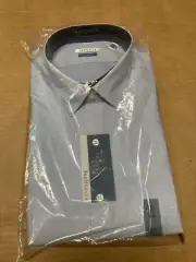 Van Heusen Button Dress Shirt Blue Cloud Men’s XL NEW