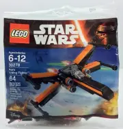 New Sealed Lego Star Wars 30278 Poe's X-Wing Fighter Polybag