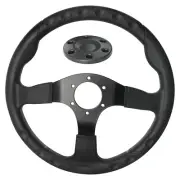 350mm Steering Wheel For Sport Drift Trike Racing Go Kart Golf Cart Buggy Mower