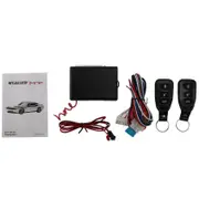 Universal Car Alarm Systems Auto Remote Central Kit Door Lock Keyless Entry System Central Locking with Remote Control black