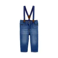 在飛比找momo購物網優惠-【OSHKOSH】淺藍牛仔吊帶褲(原廠公司貨)