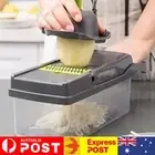Vegetable Chopper Food Slicer with Hand Guard & Container for Home Kitchen