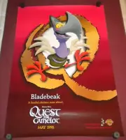 Quest For Camelot Movie Poster 27x40 D/S Bladebeak is Jaleel White Celine Dion