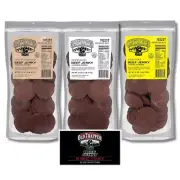 Old Trapper Double Eagle Beef Jerky Gift Set Old Fashioned Peppered & Teriyak...