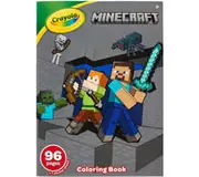 Crayola Minecraft Colouring Book with Sticker Sheet 96 Pages