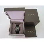 GUCCI G YA101331 CHRONO 頂尖時尚計時碼錶(IP黑/寶島保固中)*只要16000元*(EF100)