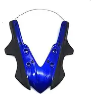 Vuzmode Windscreen Spoiler Motorcycle Viser VIsor WindScreen Windshield Deflector, for CBR650F 2014-2018, for CBR-650F, for CBR 650 F, for CBR650F Windscreen Windshield Motorcycle Windshield(Clear blu