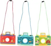 CIYODO Kids Toy Camera 3 Pack Paper Kaleidoscope Prisms Educational Toy for Toddlers Random Color