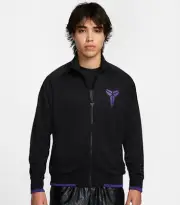 Nike Kobe Bryant Logo Black Purple Full Zip Track Jacket Brand New Sz Small