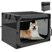 Collapsible Soft Dog Crate 30 Inches, Portable Travel Dog Cage for Medium Dog...
