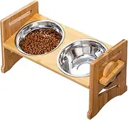 Elevated Dog Bowl | Portable Adjustable Dog Bowl Stand - Multifunctional Cat Dishes for Indoor Outdoor Camping Car Show Mountaineering Travel