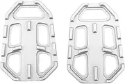 Motorcycle Footrest Foot Peg Pad Extender Pedal Rest Fit for BMW R1200GS G310GS S1000XR F850GS F750GS R Nine T Scrambler Urban GS(Silvery)