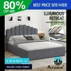 ALFORDSON Bed Frame Queen Double King Single Gas Lift Storage Base Wooden Grey