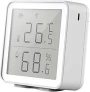 WiFi Smart Temperature Humidity Sensor Compatible with Alexa 230ft Super Long Range Wireless Digital Hygrometer Indoor Thermometer Humidity Meter Temperature HumiditySensor