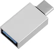 POPETPOP USB c to USB Adapter OTG Converter for Smartphones and Laptops Multi-Purpose Data Transfer and Fast Charging Silver Cable Adapter Kit Compatibility