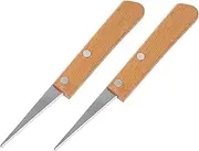 Operitacx DIY Pottery Carving Tool Set Pcs Fettling Cutters Stainless Steel Blades for Clay Sculptures