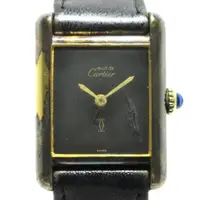 在飛比找蝦皮購物優惠-二手 Cartier 卡地亞 手錶 黑色