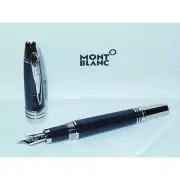 New* Montblanc John F Kennedy Great Characters Fountain Pen F Nib 14K 111044 JFK
